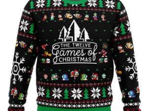 12 Games Of Christmas Ugly Christmas Sweater - Image 1