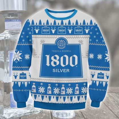 1800 tequila ugly christmas sweater 1 1800 Tequila Ugly Christmas Sweater - Image 1