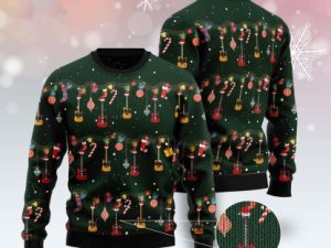 3D Christmas Saxophone Funny Ugly Christmas Sweater For Saxophone Lovers - Image 1