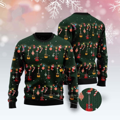 3d christmas saxophone funny ugly christmas sweater for saxophone lovers 1 3D Christmas Saxophone Funny Ugly Christmas Sweater For Saxophone Lovers - Image 1