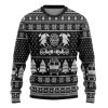 3D Fire Dept Firefighter Ugly Christmas Sweater Black Custom Sweatshirt Apparel - Image 1