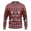 3D Fire Dept Firefighter Ugly Christmas Sweater Red Sweatshirt Apparel - Image 1