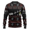 3D Firefighter Fire Dept Ugly Christmas Sweater Sweatshirt Apparel - Image 1