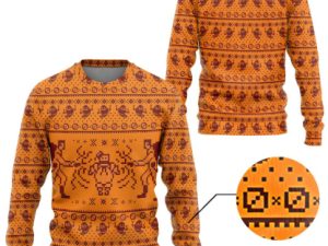 3D Ghostbusters Ugly Christmas Sweater - Image 1