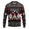 3D Gnomes Christmas Pattern Custom Ugly Christmas Sweater - Image 1