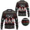 3D Gnomes Christmas Pattern Custom Ugly Christmas Sweater - Image 2