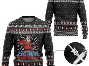 3D Ho Man Ugly Christmas Sweater - Image 1