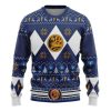 3D Mmpr Blue Ranger Christmas Custom Ugly Christmas Sweater - Image 1