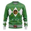3D Mmpr Green Ranger Christmas Custom Ugly Christmas Sweater - Image 1