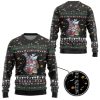3D Nightmare Before Christmas Jack And Sally Ugly Christmas Sweater - Image 2