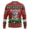 3D Nightmare Before Christmas Jack Skellington Nice Or Naughty Ugly Christmas Sweater - Image 1