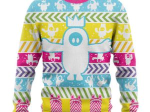 3D Offical Fall Guys Christmas Custom Ugly Christmas Sweater - Image 1