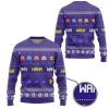 3D Pacman Waka Waka Ugly Christmas Custom Ugly Christmas Sweater - Image 2