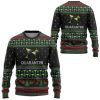 3D Quarantini Ugly Christmas Sweater - Image 1