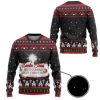 3D Santa Claus Isnt Coming Jesus Is Custom Ugly Christmas Sweater - Image 2