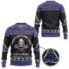 3D Skeletor He Man I Like To Feel Evil Christmas Ugly Christmas Sweater - Image 2