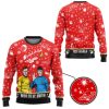 3D St Beam Me Up Santa Ugly Christmas Sweater - Image 2