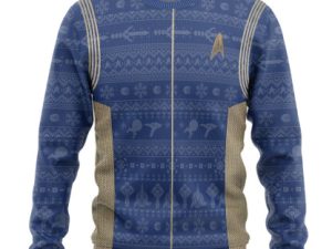 3D St Discovery 2017 Present Ugly Christmas Ugly Christmas Sweater - Image 1