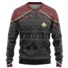 3D St Picard 2020 Red Ugly Christmas Ugly Christmas Sweater - Image 1