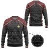 3D St Picard 2020 Red Ugly Christmas Ugly Christmas Sweater - Image 2