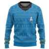 3D St The Original Series 1966 Blue Ugly Christmas Ugly Christmas Sweater - Image 1