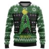 3D St Trek The Halls Ugly Christmas Custom Ugly Christmas Sweater - Image 1