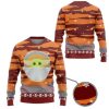 3D Sw Baby Yoda Ugly Christmas Edition Custom Ugly Christmas Sweater - Image 2