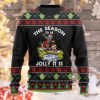3D Sw Yoda And Mandalorian Christmas Ugly Christmas Sweater - Image 2