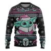 3D Sw Yoda Baby Ugly Christmas Custom Ugly Christmas Sweater - Image 1