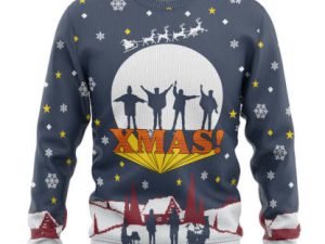 3D The B Ugly Christmas Custom Ugly Christmas Sweater - Image 1