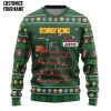 3D Ugly Donkey Kong Christmas Custom Name Ugly Christmas Sweater - Image 1