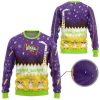 3D Willy Wonka The Chocolate Factory Ugly Christmas Sweater - Image 2