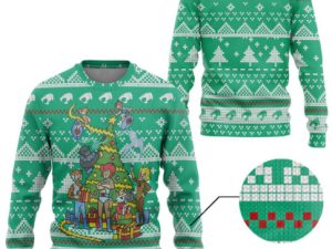 3D Xmas Thundercats Ugly Christmas Sweater - Image 1