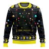 80S Arcade Game Pac Man Ugly Christmas Sweater - Image 1