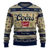 Coors Banquet Snowing Christmas Ugly Christmas Sweater1