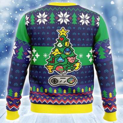 a classic gamer christmas ugly christmas sweater holiday gift 2 A Classic Gamer Christmas Ugly Christmas Sweater Holiday Gift - Image 2