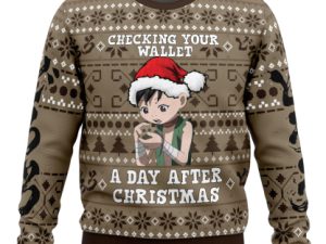 A Day After Christmas Dororo Ugly Christmas Sweaters - Image 1