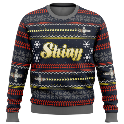 a very shiny christmas firefly ugly christmas sweater 1 A Very Shiny Christmas Firefly Ugly Christmas Sweater - Image 1