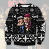 Acdc Brian Johnson Angus Young Black Ugly Christmas Sweater - Image 1