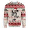 Adorable Chihuahua Dog Scratch Christmas Ugly Christmas Sweater - Image 1