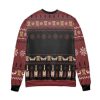Aged French Brandy Cognac Snowflake Pattern Ugly Christmas Sweater - Image 2