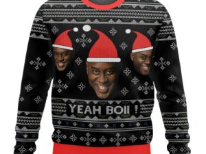 Ainsley Harriot Meme Yeah Boi Christmas Ugly Christmas Sweater - Image 1