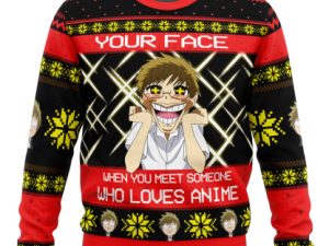 Akihito And Mirai Beyond The Boundary Ugly Christmas Sweater Holiday Gift - Image 1