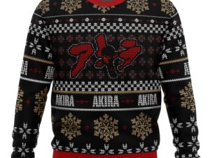 Akira Kanji Name Ugly Christmas Sweater - Image 1