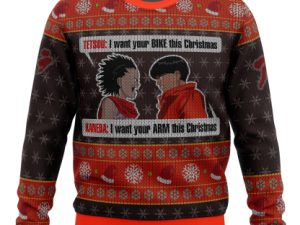 Akira Tetsou Shima And Shotaro Kaneda Ugly Christmas Sweater - Image 1