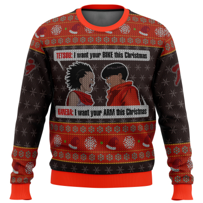 akira tetsou shima and shotaro kaneda ugly christmas sweater 1 Akira Tetsou Shima And Shotaro Kaneda Ugly Christmas Sweater - Image 1