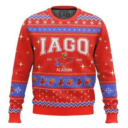 aladdin characters ugly christmas sweater 2 Aladdin Characters Ugly Christmas Sweater - Image 2