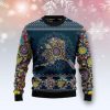 Alaska Blue Mandala Ugly Christmas Sweater - Image 1