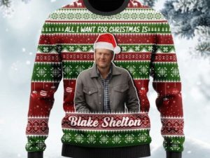 All I Want For Christmas Is Bs Custom Name 3D Ugly Christmas Sweater - Image 1
