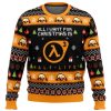 All I Want For Christmas Is Half Life 3 Ugly Christmas Sweater - Image 1